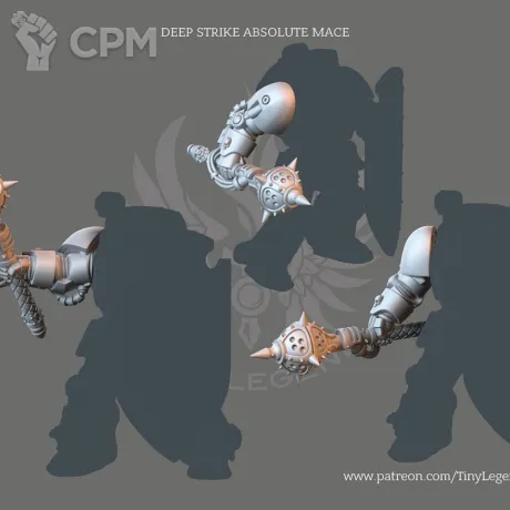 Описание картинки Space marines maces от Helnex workshop  по цене 50руб | Свободный Рынок Миниатюр - СРМ