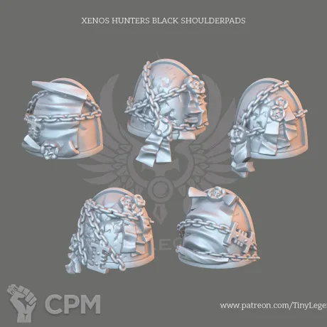 Описание картинки Deathwatch shoulder pads от Helnex workshop  по цене 20руб | Свободный Рынок Миниатюр - СРМ