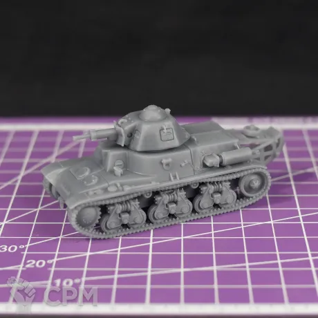 Описание картинки Французский легкий танк Hotchkiss H39 (вариант с "хвостом") / масштаб 1:56 / 28m от DModels по цене 550руб | Свободный Рынок Миниатюр - СРМ