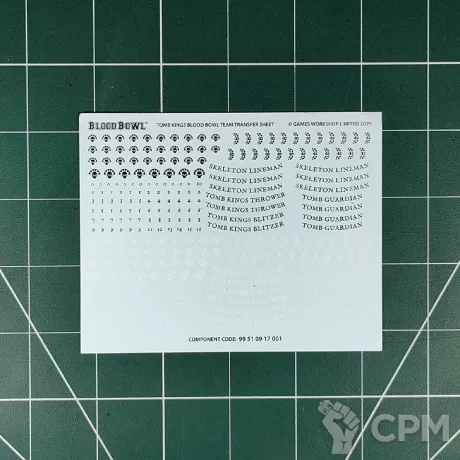 Описание картинки Bretonnian Team Transfer Sheet (Декали) от Vault Boy по цене 998руб | Свободный Рынок Миниатюр - СРМ