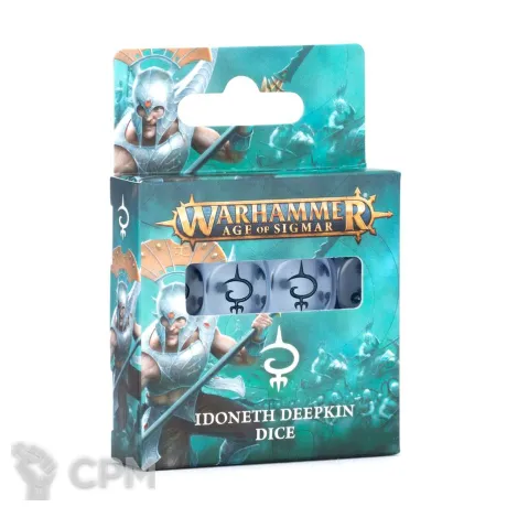 Описание картинки Набор шестигранных кубов Warhammer Age of Sigmar Idoneth Deepkin Dice от Дауран по цене 3 150руб | Свободный Рынок Миниатюр - СРМ