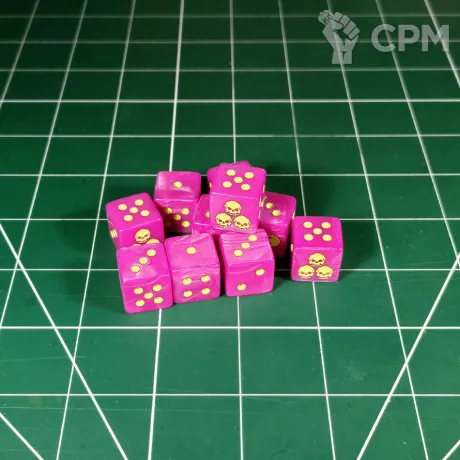 Описание картинки Nurgle Dice x10 от Vault Boy по цене 777руб | Свободный Рынок Миниатюр - СРМ