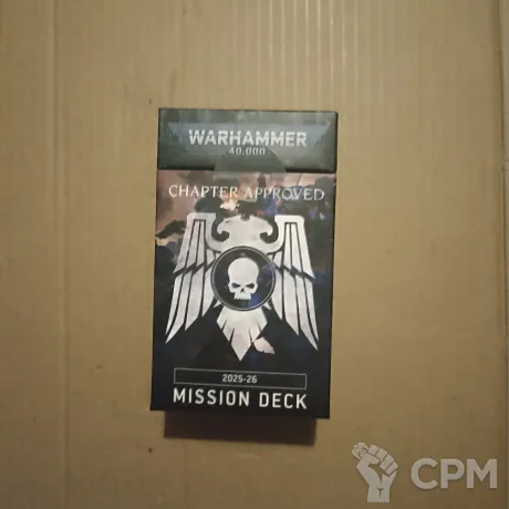 Описание картинки Chapter Approved Mission Deck 2025-2026 от Black Legion Hall по цене 2 200руб | Свободный Рынок Миниатюр - СРМ