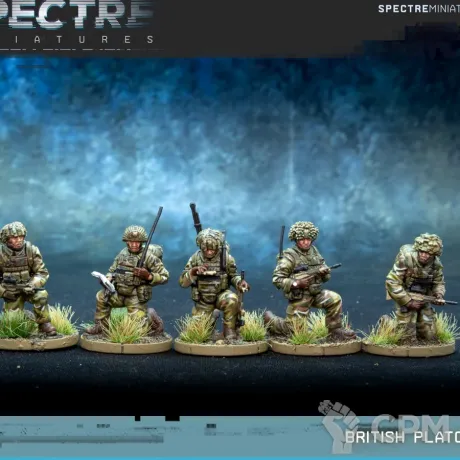 Описание картинки British Platoon HQ от Wardog Workshop по цене 750руб | Свободный Рынок Миниатюр - СРМ