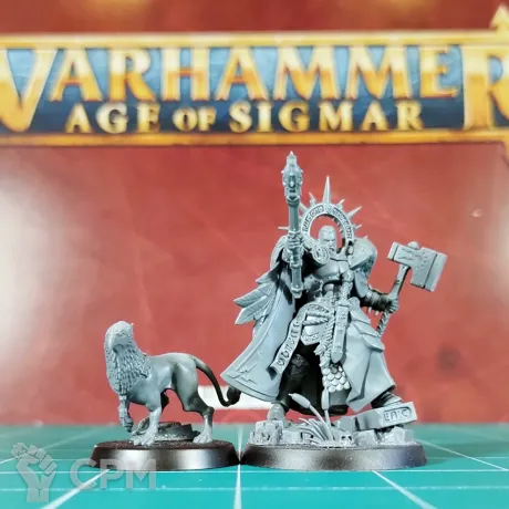 Описание картинки Stormcast Eternals Lord-Imperatant (Без шлема) от Каджит по цене 1 198руб | Свободный Рынок Миниатюр - СРМ
