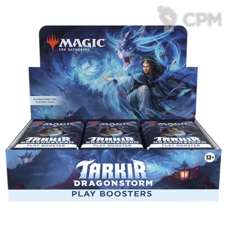 Описание картинки Дисплей Play бустеров выпуска Tarkir: Dragonstorm на английском языке от Дауран по цене 14 000руб | Свободный Рынок Миниатюр - СРМ