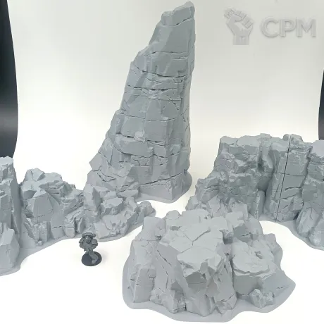 Описание картинки Большие Камни - Террейн от Terrain Print по цене 2 800руб | Свободный Рынок Миниатюр - СРМ