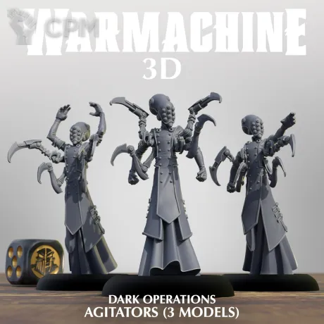 Описание картинки Dark Operations - Agitators от 3Д печать миниатюр по цене 477руб | Свободный Рынок Миниатюр - СРМ