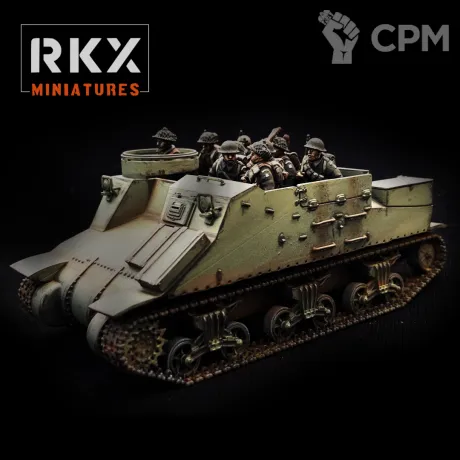 Описание картинки M7 Priest Kangaroo от Пластиковые флэшбеки по цене 1 900руб | Свободный Рынок Миниатюр - СРМ