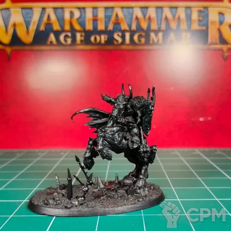 Описание картинки Archaon Chaos Lord on Daemonic Mount от Каджит по цене 5 498руб | Свободный Рынок Миниатюр - СРМ