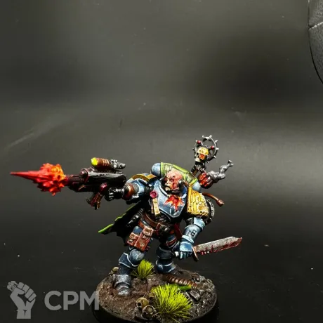 Описание картинки Primaris captain in phobos armour от PK по цене 2 000руб | Свободный Рынок Миниатюр - СРМ
