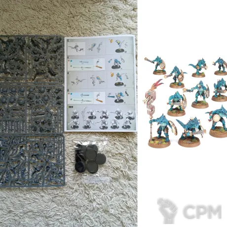 Описание картинки Saurus Warriors (ориг) от Кооператив Миниатюр по цене 4 250руб | Свободный Рынок Миниатюр - СРМ