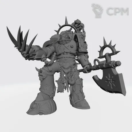 Описание картинки Huron Blackheart alt / Гурон Черное Сердце от Стальные Небеса по цене 350руб | Свободный Рынок Миниатюр - СРМ