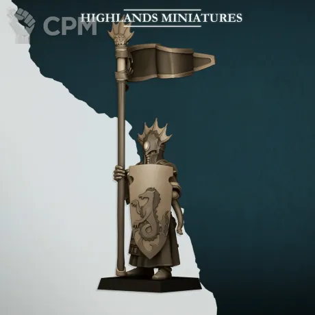 Описание картинки Bannerman Aegean Sea Guard от Age of Printmar по цене 152руб | Свободный Рынок Миниатюр - СРМ