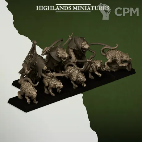 Описание картинки Rats and Rat Masters от Age of Printmar по цене 328руб | Свободный Рынок Миниатюр - СРМ