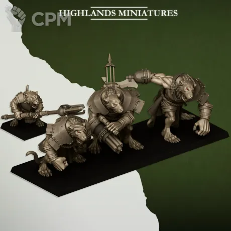 Описание картинки Ratgors and Ratgor Master от Age of Printmar по цене 624руб | Свободный Рынок Миниатюр - СРМ