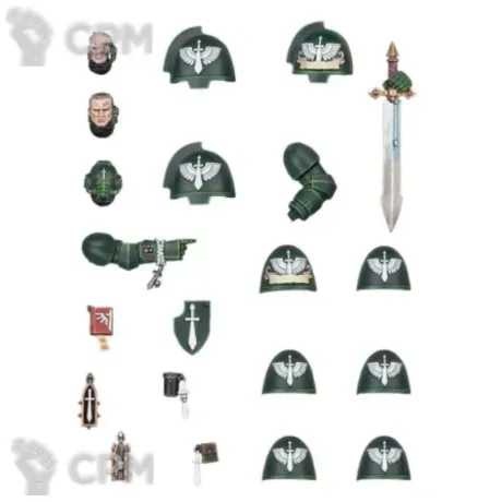 Описание картинки Dark Angels Upgrades от WastelandMiniatures по цене 330руб | Свободный Рынок Миниатюр - СРМ