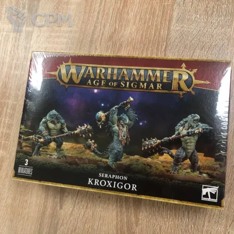 Описание картинки Seraphon: Kroxigor от Alamentar по цене 7 900руб | Свободный Рынок Миниатюр - СРМ