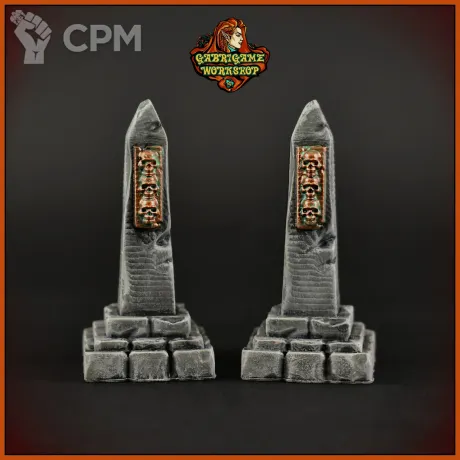 Описание картинки Обелиски от Gabrigame_Terrain по цене 330руб | Свободный Рынок Миниатюр - СРМ