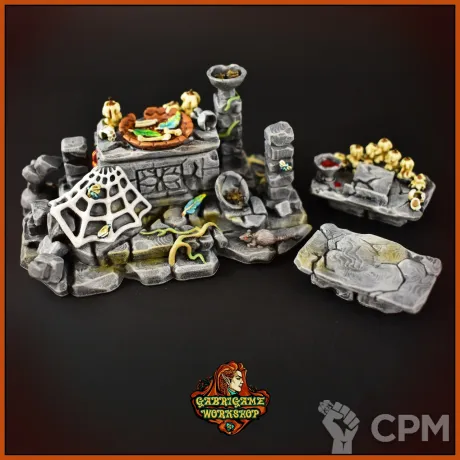 Описание картинки Алтарь со съемными крышками от Gabrigame_Terrain по цене 750руб | Свободный Рынок Миниатюр - СРМ