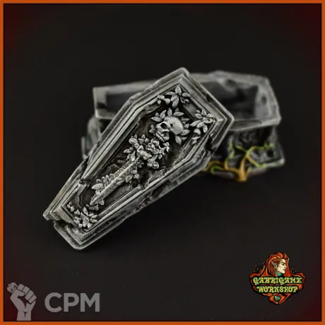 Описание картинки Саркофаг с мечом от Gabrigame_Terrain по цене 330руб | Свободный Рынок Миниатюр - СРМ