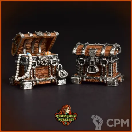 Описание картинки Сундуки с драгоценностями от Gabrigame_Terrain по цене 410руб | Свободный Рынок Миниатюр - СРМ