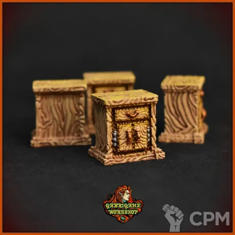 Описание картинки Комоды от Gabrigame_Terrain по цене 370руб | Свободный Рынок Миниатюр - СРМ
