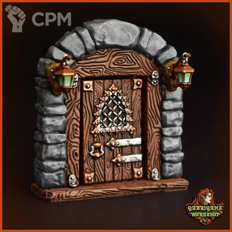 Описание картинки Входная дверь от Gabrigame_Terrain по цене 410руб | Свободный Рынок Миниатюр - СРМ
