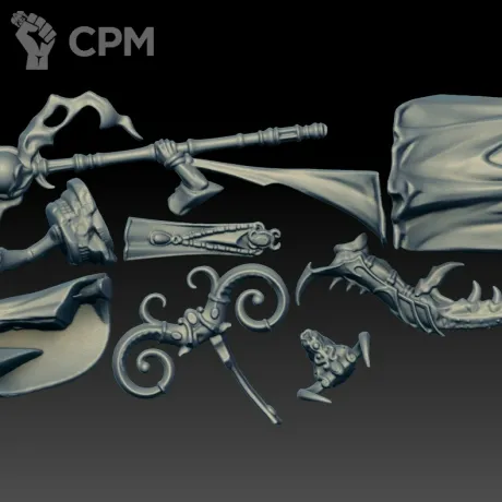 Описание картинки Shardspeaker of Slaanesh (Scan) от AxeL's Forge по цене 200руб | Свободный Рынок Миниатюр - СРМ