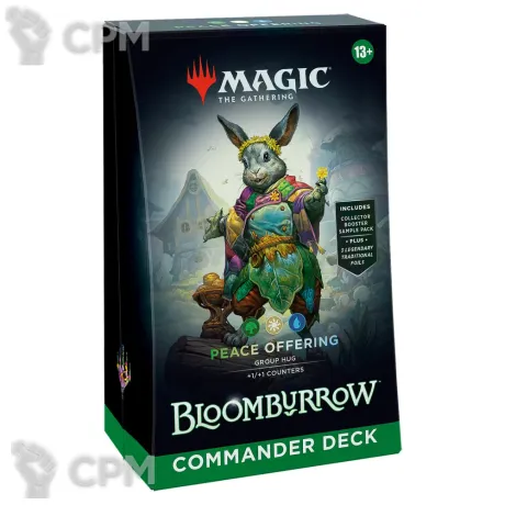 Описание картинки Колода Commander - Peace Offering Magic: The Gathering Bloomburrow на английском языке от Дауран по цене 6 000руб | Свободный Рынок Миниатюр - СРМ