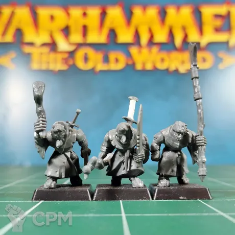 Описание картинки Skavens x3 (Plague Monks) от Каджит по цене 100руб | Свободный Рынок Миниатюр - СРМ
