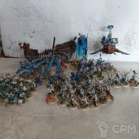 Описание картинки Армия Idoneth Deepkin от Archibaldus по цене 50 000руб | Свободный Рынок Миниатюр - СРМ
