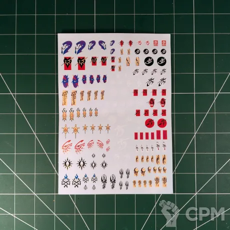Описание картинки [КОПИЯ] Dark Eldar Transfer Sheet (Декали) от Vault Boy по цене 498руб | Свободный Рынок Миниатюр - СРМ