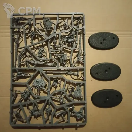 Описание картинки 3x Warplock Jezzails от Black Legion Hall по цене 1 500руб | Свободный Рынок Миниатюр - СРМ