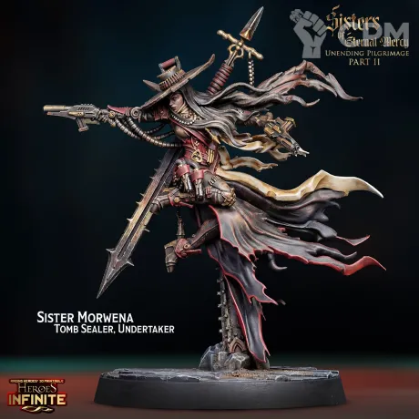 Описание картинки Sister Morwena Tob Sealer, Undertaker от Бруталити по цене 200руб | Свободный Рынок Миниатюр - СРМ