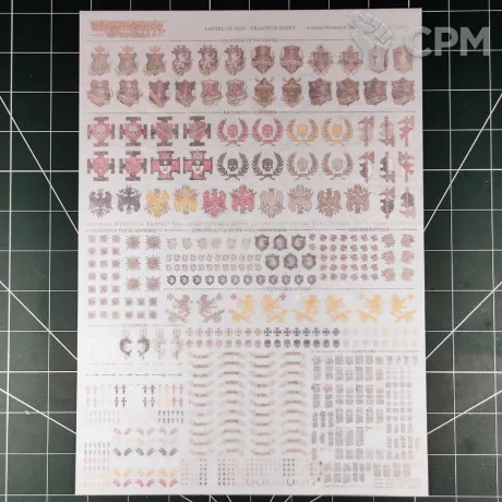 Описание картинки Empire Of Man Transfer Sheet (Декали) Оригинал GW от Vault Boy по цене 5 298руб | Свободный Рынок Миниатюр - СРМ