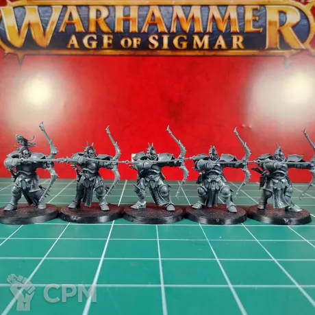 Описание картинки Stormcast Eternals Judicators with Skybolt Bows (Vigilors) от Каджит по цене 1 598руб | Свободный Рынок Миниатюр - СРМ