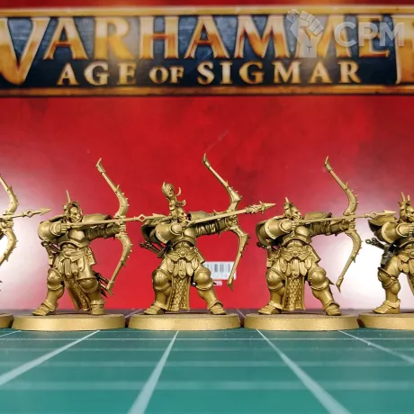 Описание картинки Stormcast Eternals Judicators with Skybolt Bows (Vigilors) I от Каджит по цене 1 498руб | Свободный Рынок Миниатюр - СРМ