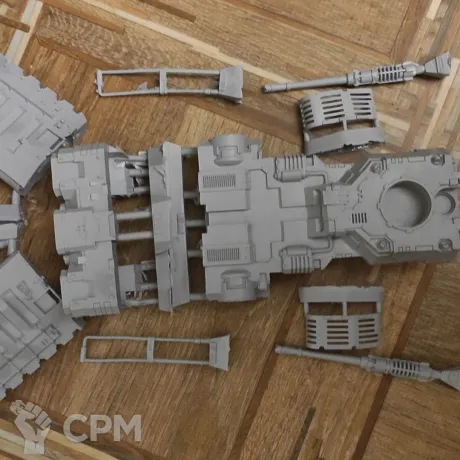 Описание картинки Астраеус Astraeus Supper heavy tank от Alpha Forge по цене 10 000руб | Свободный Рынок Миниатюр - СРМ