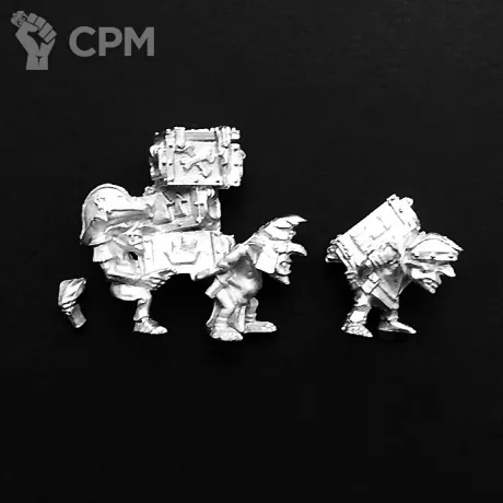 Описание картинки Warhammer 40000 Orks - Ammo Runt`s - Badrukk orderly от FULL METAL по цене 200руб | Свободный Рынок Миниатюр - СРМ