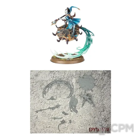 Описание картинки Magister On Disc Of Tzeentch от Бруталити по цене 300руб | Свободный Рынок Миниатюр - СРМ