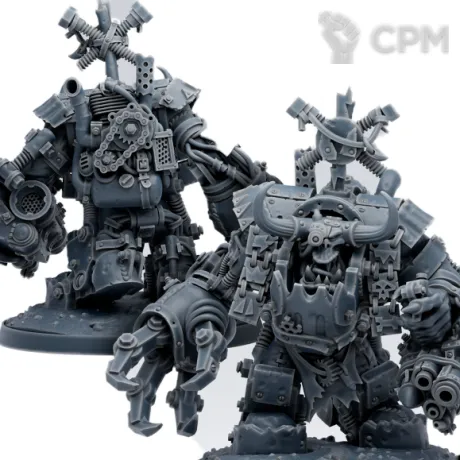 Описание картинки Guttkrusha Mega Armor 32 мм от R.E.print по цене 500руб | Свободный Рынок Миниатюр - СРМ
