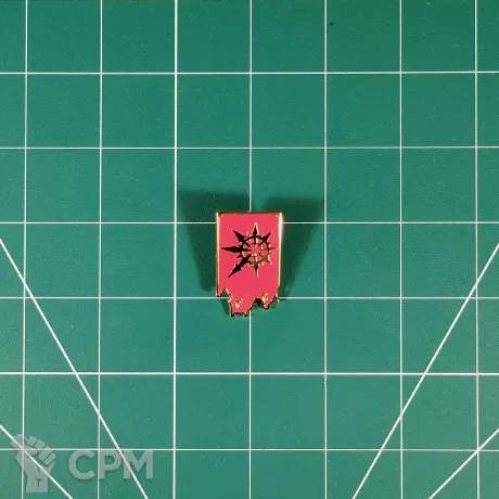 Описание картинки Значок Chaos Pin от Vault Boy по цене 998руб | Свободный Рынок Миниатюр - СРМ