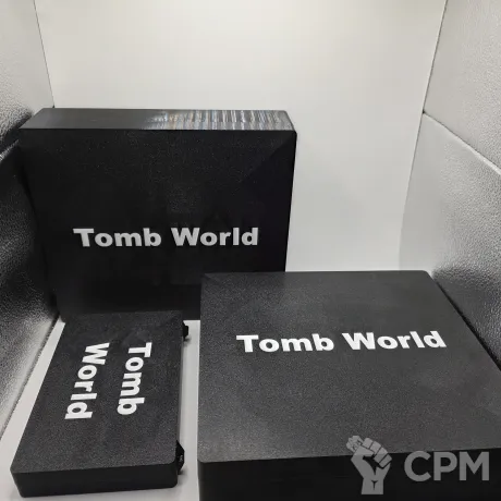 Описание картинки Кейс для хранения террейна Tomb World от Пластиковая Сова по цене 3 100руб | Свободный Рынок Миниатюр - СРМ