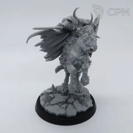 Описание картинки Archaon Everchosen Mounted от Saudad по цене 1 000руб | Свободный Рынок Миниатюр - СРМ