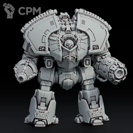 Описание картинки Saturnine Dreadnought от Tridax Forge по цене 100руб | Свободный Рынок Миниатюр - СРМ