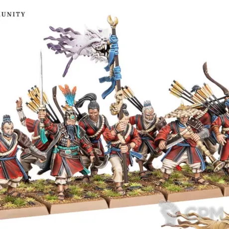 Описание картинки Peasant Levy 10 моделей с луками. Скан + базы от WastelandMiniatures по цене 700руб | Свободный Рынок Миниатюр - СРМ