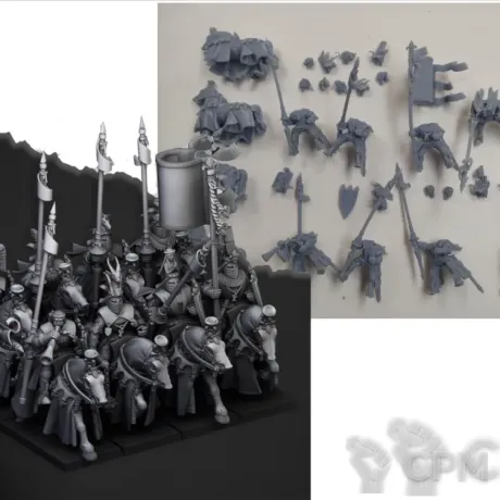 Описание картинки Bretonnia Royal Knights Pack. Highlands miniatures от Подземный человек по цене 700руб | Свободный Рынок Миниатюр - СРМ