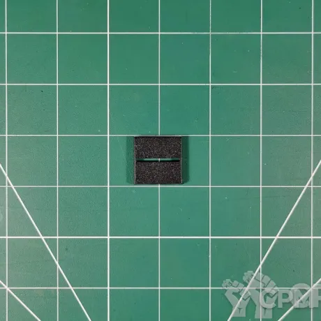 Описание картинки Square Base 25x25 mm Slot 2 Подставка квадратная пластик от Vault Boy по цене 29руб | Свободный Рынок Миниатюр - СРМ
