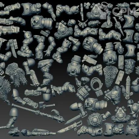Описание картинки Wolf Scouts Kill Team (Scan) от AxeL's Forge по цене 1 200руб | Свободный Рынок Миниатюр - СРМ